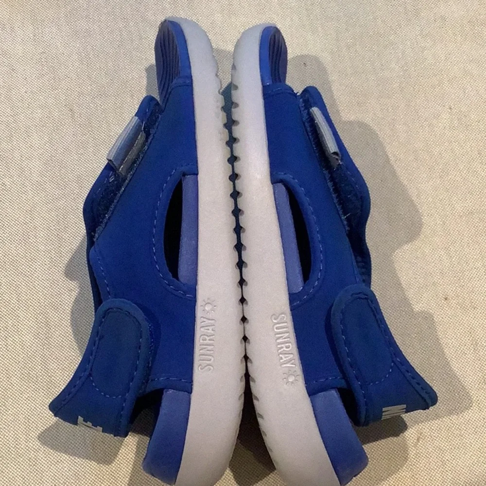 Nike - Land or Water SANDALS - LITTLE/BIG KIDS - Game Royal/Wolf Gray Boys